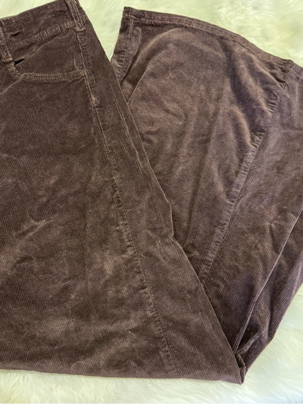 Pilcro Adi Wide Leg Corduroy Pants Size 31 Brown High Rise Anthropologie - Picture 8 of 9